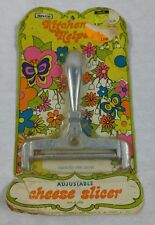  Nevco Adjustable Cheese Slicer Stainless Steel 1970 Japan Sealed NOS Vintage picture