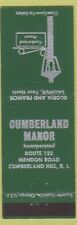 Matchbook Cover - Cumberland Manor Cumberland Hill RI picture