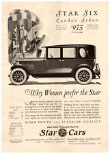 1926 Star Cars Vintage Print Ad Star Six Landau Sedan Why Women Prefer The Star  picture