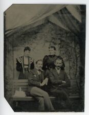 Tintype Photo Original Family Traveling Tent picture