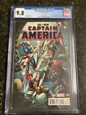 All New Captain America 1 CGC 9.8 Campbell Variant Stan Lee Edition  picture