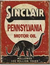 Sinclair Million Years Metal Tin Sign Oil Gas Garage Shop Bar Wall Decor New picture