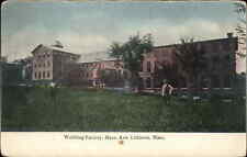 Littleton Massachusetts MA Webbing Factory c1900s-10s Postcard picture