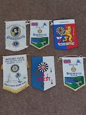 Vintage Collectors Bundle Of Rotary Flags USA picture