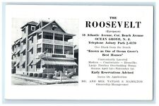 c1910 The Roosevelt, Ocean Grove, New Jersey NJ Advertising Unposted Postcard picture