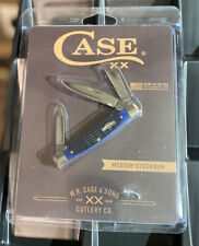 Case xx Blue Bone Rogers Corn Cob Jig Medium Stockman Knife - New In Box  picture