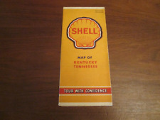 Vintage 1946 Shell Oil Co. Road Map: Kentucky Tennessee picture