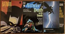 BATMAN TPB LOT of  3 DC Graphic Novels Dark Knight Returns Year One Death Family picture