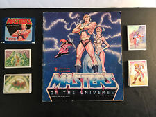 1983 Panini Masters Of The Universe Album, Album Packet + 110 Stickers RARE MOTU picture