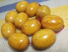 bakelite musk amber 226 grams 10 piece beads suitable for rosary old bacalite picture