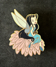 Disney Pin 2008 Silvermist Fairy Sitting on Flower Fairies Booster 64931 picture