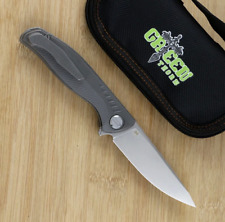 Green thorn F3 CD D2 TC4 titanium handle folding  pocket knife edc new picture