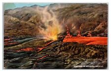 Volcano Kilauea~Early Hawaii ~ Lava field Unposted UNP picture