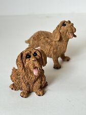 Vintage Apsit Noah’s Ark 2-Piece Dog Figurine Set picture