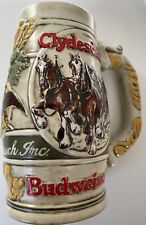 1983 Budweiser Clydesdale Beer Stein/Tankard Carmate Made in Brazil picture
