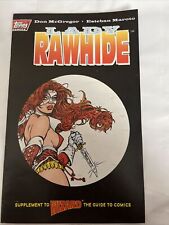 1995 Lady Rawhide #1 Topps Ashcan Comic Book Wizard Supplement Reading Copy picture
