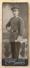 ORIGINAL PRE-WW1 GERMAN ARMY 8th INF. REGT. SOLDIER CABINET CARD PHOTO c1911 picture