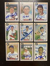 Signed JOHNNY MIZE - 1983 Donruss Hall of Fame Heroes Card HOF (d. 1993) picture
