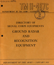 38 Page TM 11-487C GROUND RADAR RECOGNITION EQUIPMENT SCR-584 Manual on Data CD picture