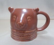 Threshold 3D Brown Bear Mug Stoneware Ceramic Animal Cup Target 122oz 4