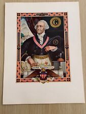  ARTHUR SZYK GEORGE WASHINGTON  PRINT (APPROX. 6.75 X 9 INCHES) picture