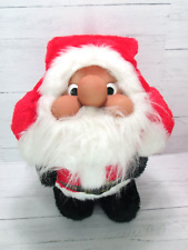 Vintage 80s Rennoc Chubby Cheek Santa Claus Santakins Foam Stuffed Plush Decor picture