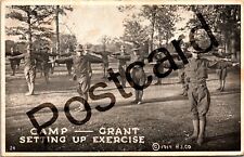 1917 CAMP GRANT, EXERCISE, Rockford, The Photo Postcard Co postcard jj195 picture