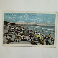 Santa Monica California Bird's Eye View Of Pleasure Pier Postcard 1923 picture
