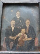 REDUCED -  Tin Type  Photograph , Hand Painted to Accentuate the Photo.  c. 1850 picture