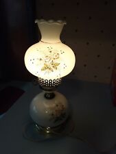Vintage Gone With The Wind Hurricane Parlor Lamp Hand Painted 3 Way 15” picture