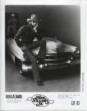 1980 Press Photo Promo Headshot Country Western Singer Hank Williams Jr Cadillac picture