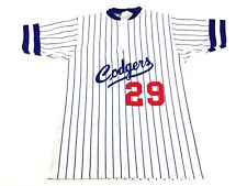 Vintage Codgers White Jersey With Blue Pin Stripes picture