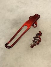 Red Titanium Deep Pocket Clip & Screw Set For Kershaw 1660 Leek Frame Lock Only picture