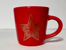 STARBUCKS 2018 Red with Gold Star 3 oz. Espresso Demi Cup picture