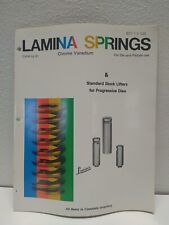 Lamina Springs Catalog 81 1981 Bronze Chrome Industrial Advertising Metal Parts  picture