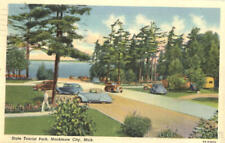 1940 Mackinaw City,MI State Tourist Park Cheboygan,Emmet County Michigan Vintage picture