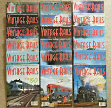 VINTAGE RAILS magazine  ~  Lot of 18 issues spanning the 1995 Premier to 1999 picture