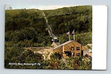 HOLYOKE MA MASSACHUSETTS VIEW OF THE RAILROAD UP MT TOM POSTCARD A-4-2 picture