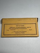 Vtg 1930s Stereoview KEYSTONE Junior EASTERN CANADA 25 Stereograph Photo Cards picture