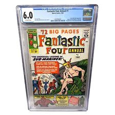 Fantastic Four Annual #1 (1963) CGC 6.0 Off-White Pages Key Early Spider Man picture