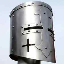 Medieval Armor Knight Crusader Helmet Great Templar Helmet Battle Helmet picture