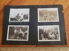 VTG Lot of 8 Photographs On Paper 1936 Savannah, GA College Girls Picnic Beer picture