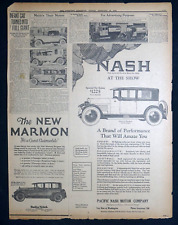 1925 San Francisco Newspaper Page - Nash Special Six Sedan Automobile Ad picture