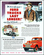 1947 Ford Trucks Wonder Bread Continental Baking Ohio vintage art print ad L58 picture