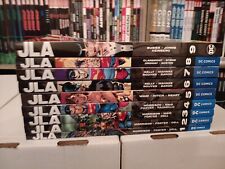 JLA Complete Deluxe Edition TPB Set HTF OOP Vols 1-9 picture