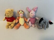 Disney Winnie the Pooh, Tiger, Piglet, Eeyore Plush Lot picture
