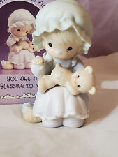 1990 PRECIOUS MOMENTS FIGURINE - YOU ARE A BLESSING TO ME - PM-902 WITH BOX picture