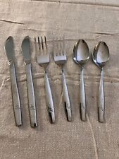Vintage Lufthansa Airlines Flatware Two Sets Knives Forks Spoons picture
