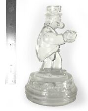 Barney Google Comic Character Clear Glass Candy Container (Circa 1920's) picture