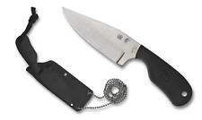 Spyderco Perrin Subway Bowie Fixed Blade Knife FRN (2.8